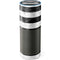 Black and White Striped Marble Amazon Echo Skin