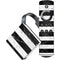 Black and White Striped Marble Amazon Fire TV Skin
