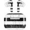 Black and White Striped Marble Apple AirPods Pro Skin