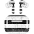 Black and White Striped Marble Apple AirPods Pro Skin