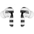 Black and White Striped Marble Apple AirPods Pro Skin