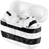 Black and White Striped Marble Apple AirPods Pro Skin