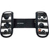 Black and White Striped Marble Backbone One for iPhone Game Controller Skin