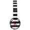 Black and White Striped Marble Beats Solo 2 Wireless Skin