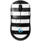 Black and White Striped Marble G Pro Wireless Gaming Mouse Skin