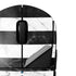 Black and White Striped Marble G Pro Wireless Gaming Mouse Skin