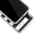 Black and White Striped Marble Galaxy A10e Clear Case