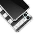 Black and White Striped Marble Galaxy A13 5G Clear Case