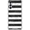 Black and White Striped Marble Galaxy A14 5G Clear Case