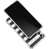 Black and White Striped Marble Galaxy A15 5G Clear Case