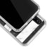 Black and White Striped Marble Galaxy A20 Clear Case