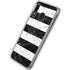 Black and White Striped Marble Galaxy A20 Clear Case