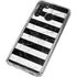 Black and White Striped Marble Galaxy A21 Clear Case
