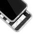 Black and White Striped Marble Galaxy A30 Clear Case