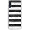 Black and White Striped Marble Galaxy A50 Clear Case