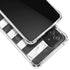 Black and White Striped Marble Galaxy A52 5G Clear Case