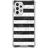 Black and White Striped Marble Galaxy A53 5G Clear Case
