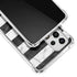 Black and White Striped Marble Galaxy A53 5G Clear Case