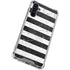 Black and White Striped Marble Galaxy A54 5G Clear Case