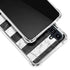 Black and White Striped Marble Galaxy A54 5G Clear Case