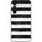 Black and White Striped Marble Galaxy A54 5G Skin