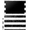 Black and White Striped Marble Galaxy Book 12in Skin