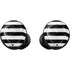 Black and White Striped Marble Galaxy Buds Skin