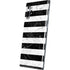 Black and White Striped Marble Galaxy Note 10 Plus Skin