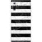 Black and White Striped Marble Galaxy Note 10 Plus Skin