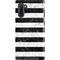 Black and White Striped Marble Galaxy Note 10 Pro Case