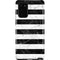 Black and White Striped Marble Galaxy Note20 5G Pro Case
