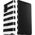 Black and White Striped Marble Galaxy Note20 5G Pro Case