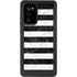 Black and White Striped Marble Galaxy Note20 5G Waterproof Case