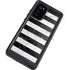 Black and White Striped Marble Galaxy Note20 5G Waterproof Case