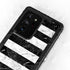 Black and White Striped Marble Galaxy Note20 Ultra 5G Waterproof Case