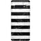 Black and White Striped Marble Galaxy S10 Skin
