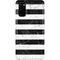 Black and White Striped Marble Galaxy S20 Lite Case