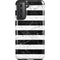 Black and White Striped Marble Galaxy S21 5G Pro Case