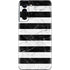 Black and White Striped Marble Galaxy S21 5G Skin