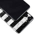 Black and White Striped Marble Galaxy S21 5G Skin