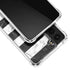 Black and White Striped Marble Galaxy S21 Plus 5G Clear Case