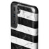 Black and White Striped Marble Galaxy S21 Plus 5G Pro Case