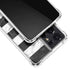 Black and White Striped Marble Galaxy S21 Ultra 5G Clear Case
