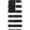Black and White Striped Marble Galaxy S21 Ultra 5G Pro Case
