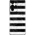 Black and White Striped Marble Galaxy S21 Ultra 5G Skin