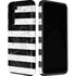 Black and White Striped Marble Galaxy S22 Plus Pro Case