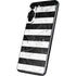 Black and White Striped Marble Galaxy S22 Plus Skin