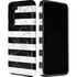 Black and White Striped Marble Galaxy S22 Pro Case