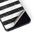 Black and White Striped Marble Galaxy S22 Skin