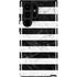 Black and White Striped Marble Galaxy S22 Ultra Pro Case